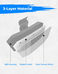 KEMIMOTO bracket minimizes vibration and keeps the mirror steady.