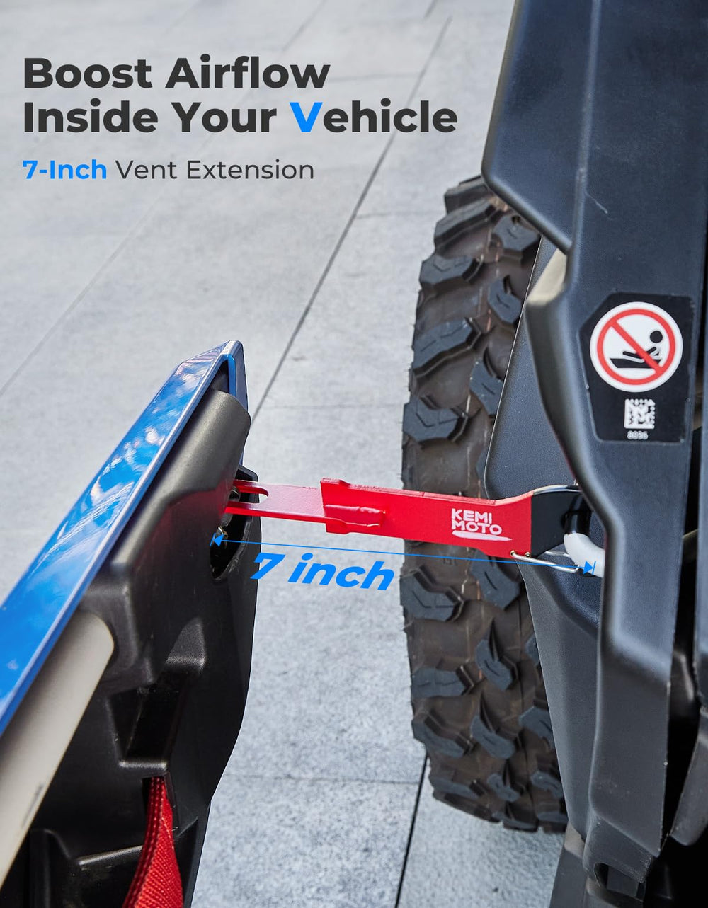 KEMIMOTO can-am-x3-compatible latches secure doors on rugged trails.