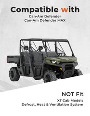 KEMIMOTO easy-install clips, slim profile fits Defender dash without trimming.