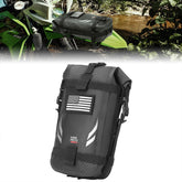 KEMIMOTO dirt bike fender tool bag on fender keeps essentials dry on rides.