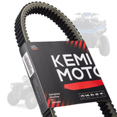 KEMIMOTO drive belt 3211113 close-up reveals aramid cord for durability.