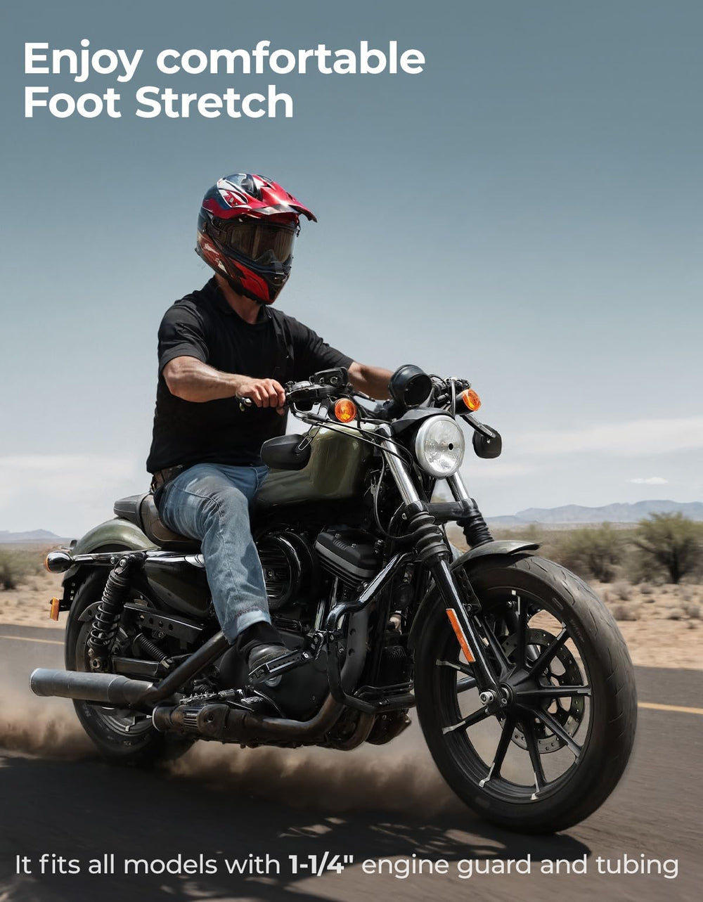 KEMIMOTO rugged aluminum construction ensures long-lasting highway pegs