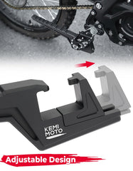 KEMIMOTO ergonomic design adds rugged style and comfort to off-road rides.