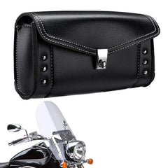KEMIMOTO windshield bag neatly holds sunglasses, phone, and wallet.
