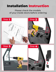 KEMIMOTO full-doors compatibility covers multiple Ranger models for easy upgrade.
