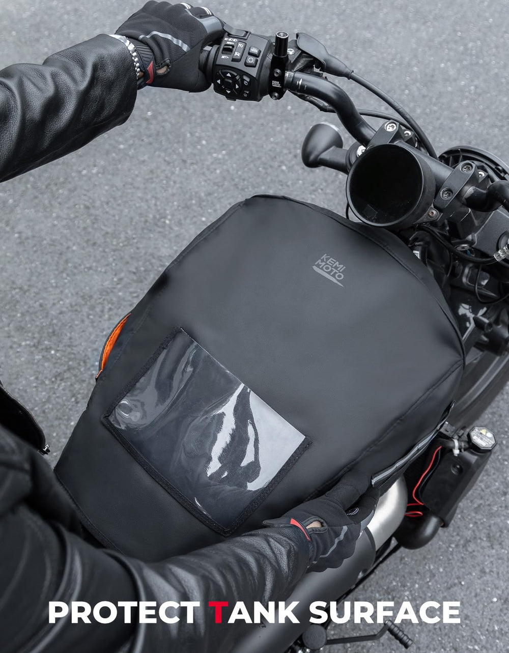 Garage-ready setup with side pockets for tools and gear