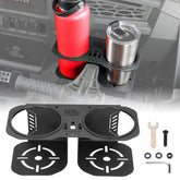 KEMIMOTO grab bar cup holder, front view, secures large bottles for on-the-go hydration.