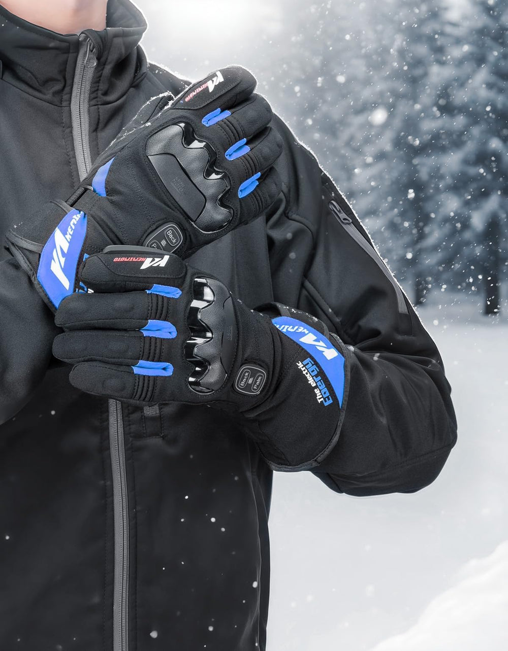 KEMIMOTO gloves three heat modes for adaptable warmth