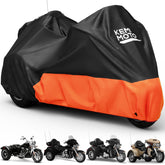 KEMIMOTO heavy-duty cover with antenna opening shields the trike and antenna