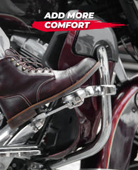 KEMIMOTO highway pegs right side for comfortable balance on long rides