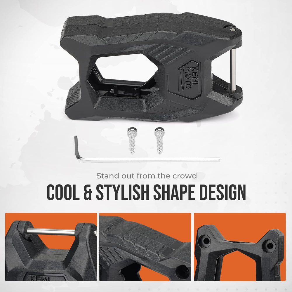 KEMIMOTO key-holder cool-sleek-design adds style while protecting keys.