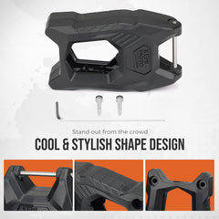 KEMIMOTO key-holder cool-sleek-design adds style while protecting keys.