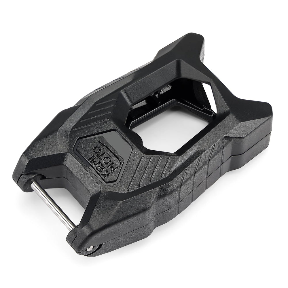 KEMIMOTO key holder for Ryker with flip-top design keeps keys secure while riding.