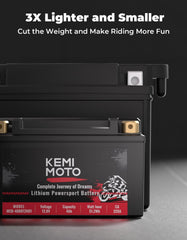 KEMIMOTO lithium battery pure copper terminals optimize high current conductivity