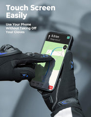 KEMIMOTO breathable fabric keeps hands cool on long rides.