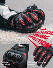 KEMIMOTO gloves feature PVC shell protection against scratches