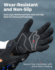 KEMIMOTO gloves offer versatile design for on-road and off-road adventures.