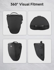 KEMIMOTO tail bag with detachable shoulder strap for off-bike carry