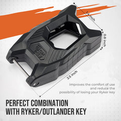 KEMIMOTO Outlander Maverick key shell is durable for daily rugged use.