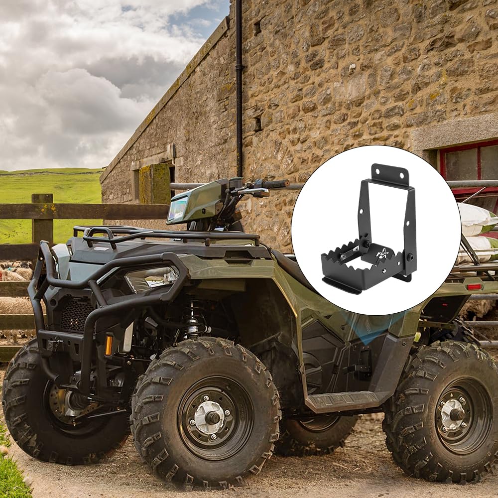 KEMIMOTO Polaris Sportsman compatibility foot rest enables easy installation