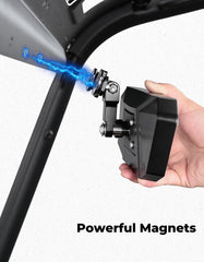KEMIMOTO rear view mirror featuring 360-degree adjustment for flexible angles.