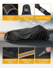 KEMIMOTO reflective strips boost visibility and protection at night.