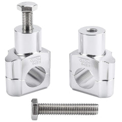 KEMIMOTO riser mount clamps with bolts provide secure installation.
