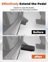 KEMIMOTO Ryker foot peg material detail shows durable plastic cover.