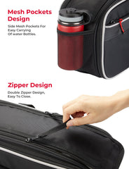 KEMIMOTO expandable saddlebags side closed compact profile for city commuting