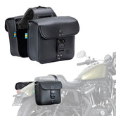 KEMIMOTO saddlebags with quick-release buckles for fast, secure access on rides.