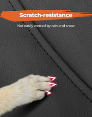 KEMIMOTO seat cover fabric texture closeup shows soft, rugged material.