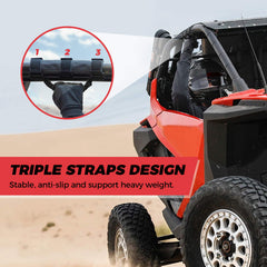 KEMIMOTO self-fastening straps enable tool-free installation in minutes
