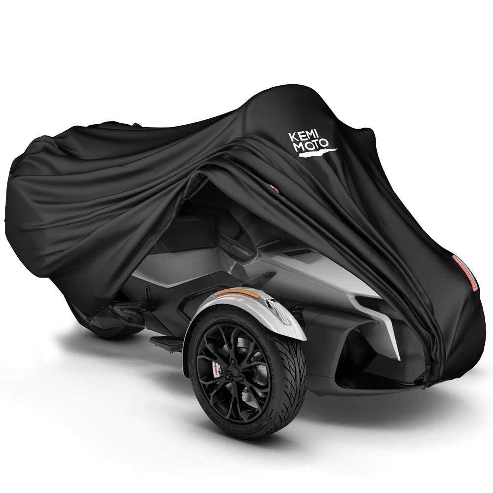 KEMIMOTO Spyder RT full cover front view protecting against sun and debris