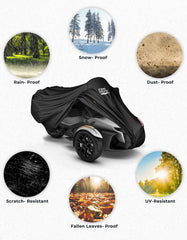 KEMIMOTO Spyder RT full cover UV protection for prolonged outdoor storage