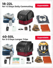 KEMIMOTO rain cover protects gear in wet weather.