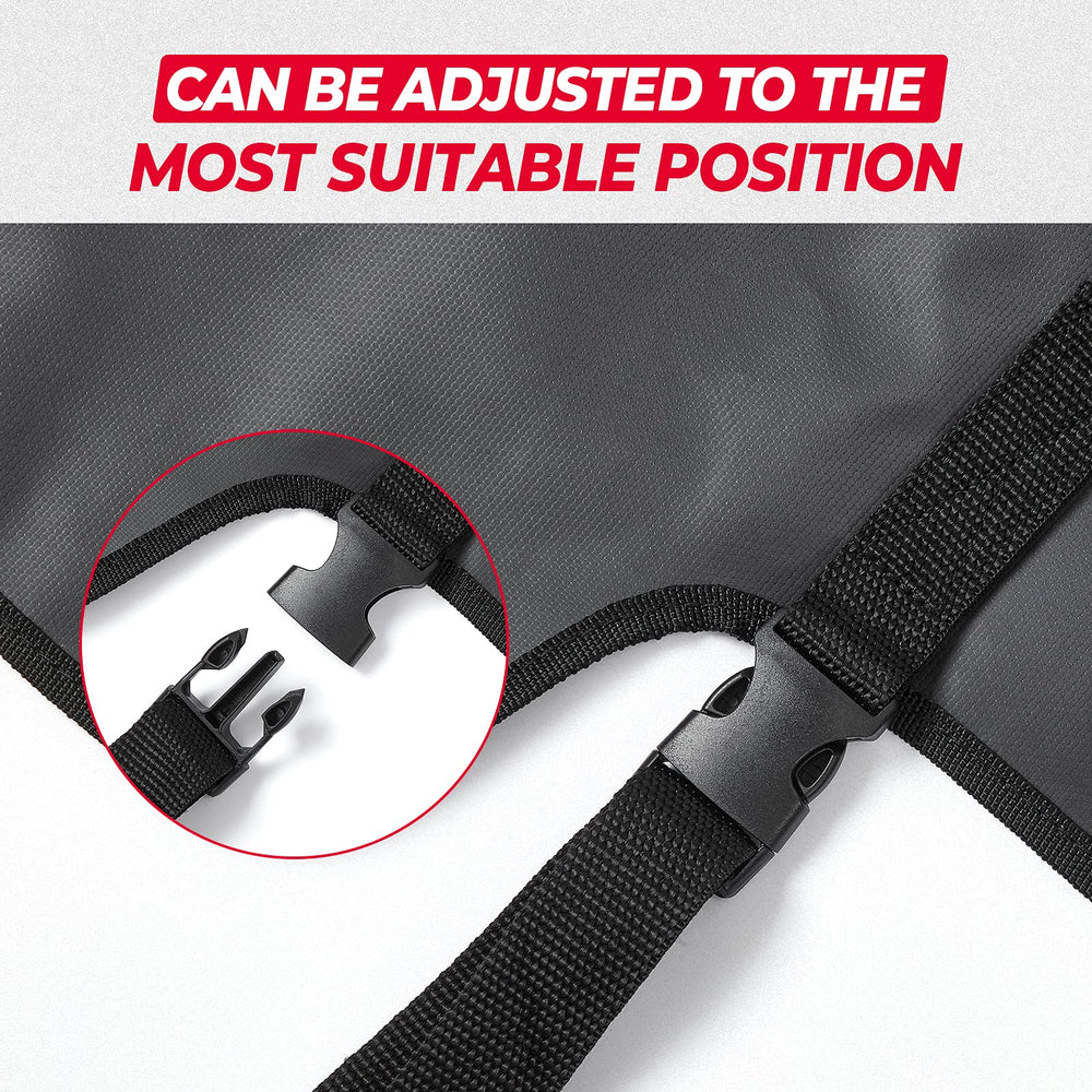 Kemimoto Teryx soft rear window's reflective strips boost nighttime safety