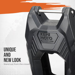 KEMIMOTO top-bar-key-chain-pass-through simplifies installation and keyring threading.