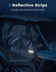 Rugged all-season cab setup balances protection and comfort on trails