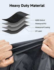 KEMIMOTO trike-model compatible cover for Freewheeler shields mirrors and chrome from weather.