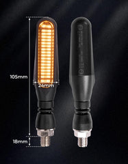 KEMIMOTO front and rear compatible signals for versatile mounting.