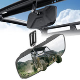 KEMIMOTO upgraded rear view mirror with sliding height for quick position changes