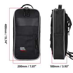 KEMIMOTO center bag interior organization supports quick item access.
