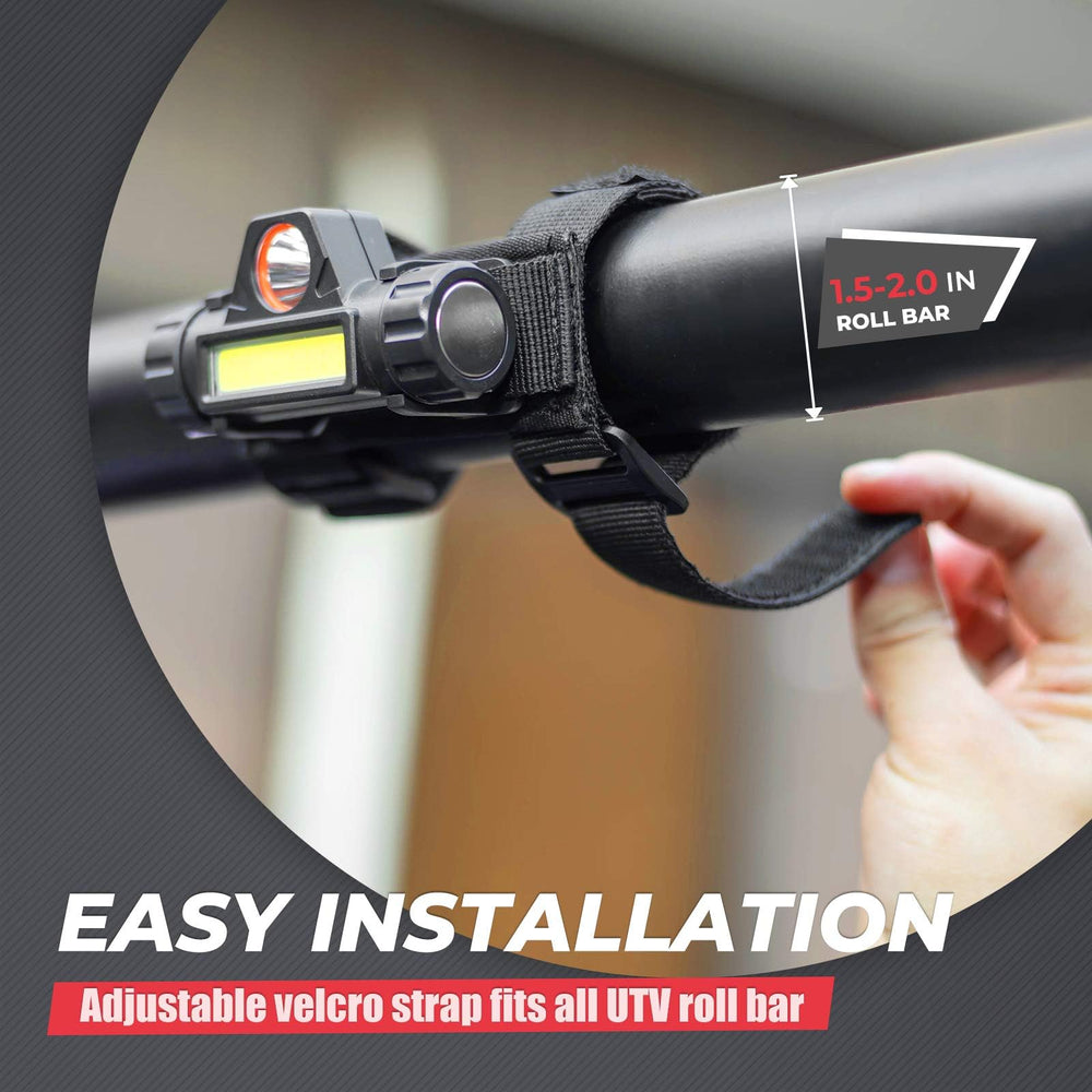 KEMIMOTO UTV dome light ideal for camping, night fishing, and barbecues.