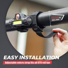 KEMIMOTO UTV dome light ideal for camping, night fishing, and barbecues.