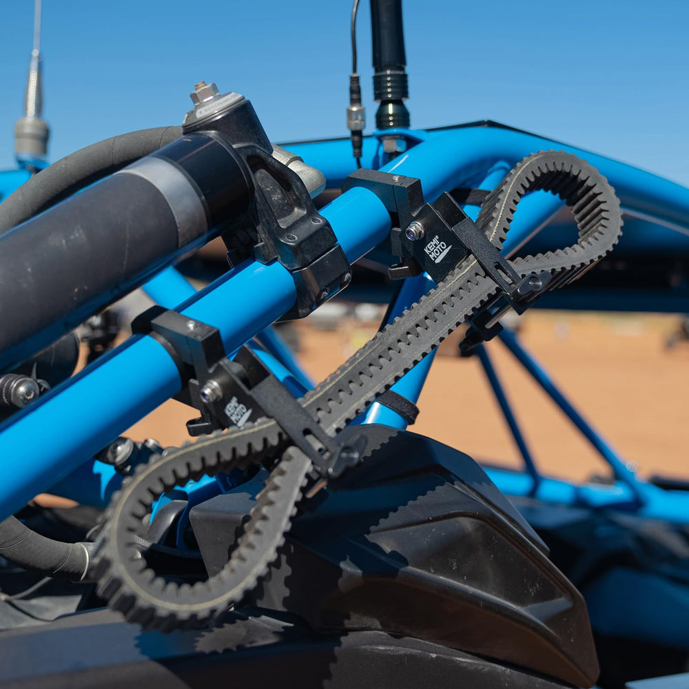 KEMIMOTO UTV belt holder supports 46 mm belt ends for larger spares