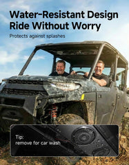 KEMIMOTO UTV fan with independent light switch.
