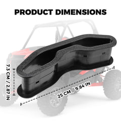 Kemimoto UTV harness bezel closeup edges highlight durable construction and precise fit.