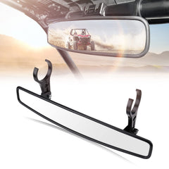 KEMIMOTO 17-inch UTV rear view mirror with wide visibility for trail riding