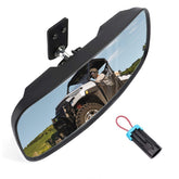 KEMIMOTO UTV rear view mirror for Polaris Ranger 1000, easy assembly and secure fit.