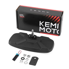 KEMIMOTO UTV rear view mirror wide-angle view for safer reversing.